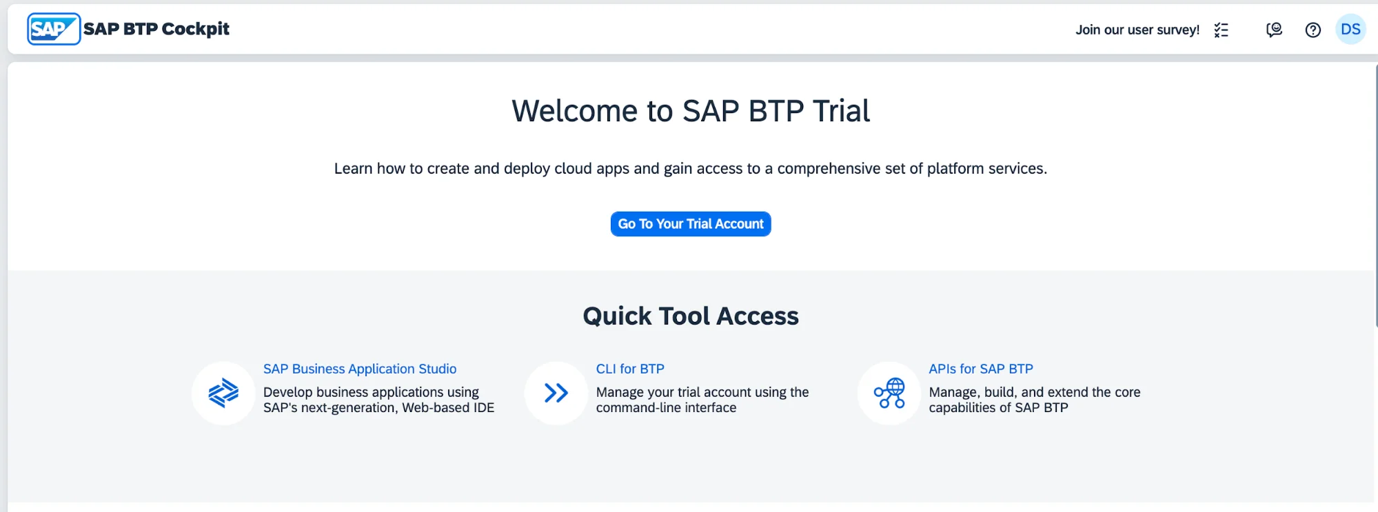 SAP BTP Cockpit Login