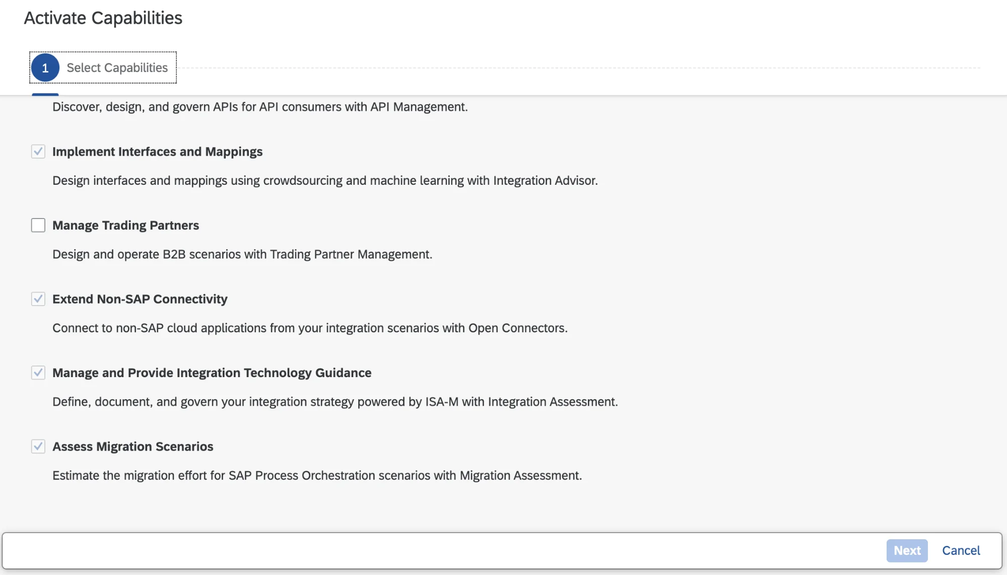 Integration Suite Configuration